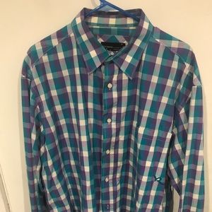 Men’s striped dress shirt